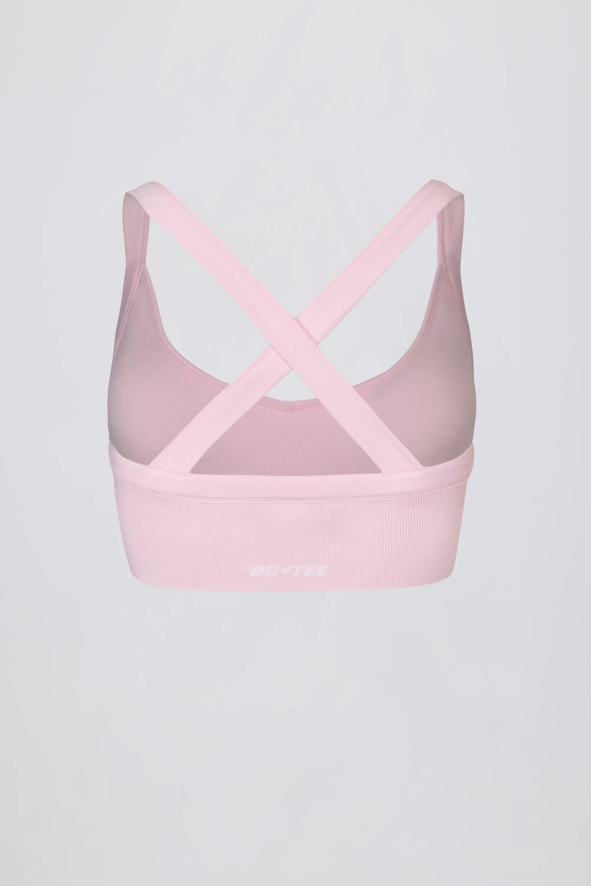 Super Sculpt Seamless Crossback Sports Bra in Soft Pink