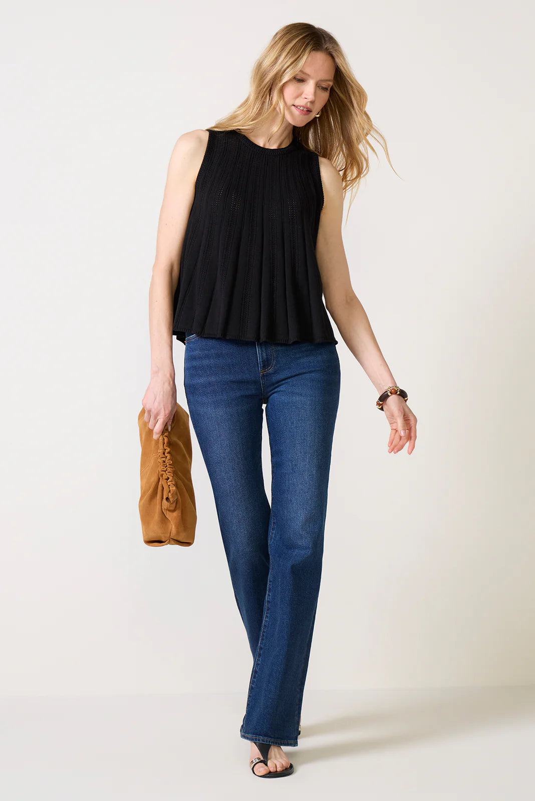 Mira Swing Hem Crew Tank