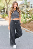 Britton Black Wide Leg Pants