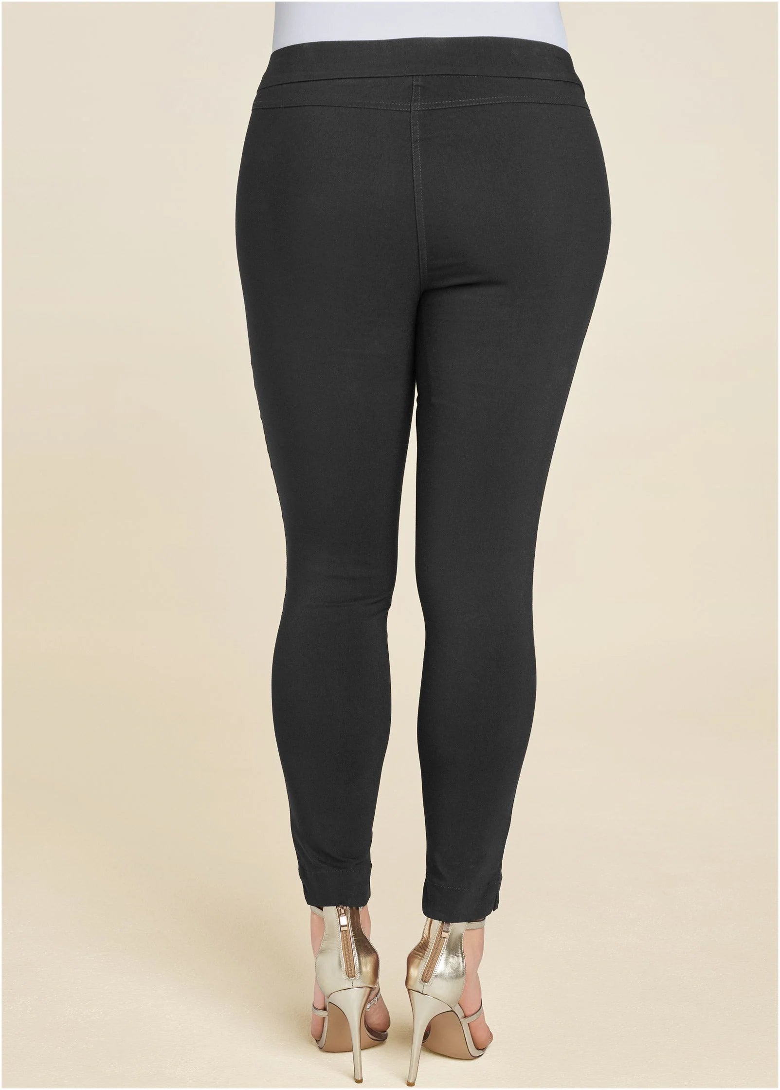 Slimming Stretch Jeggings Black