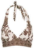 Anguilla Halter Bikini Top Mystic Paisley
