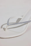 Heeled Sandal in White