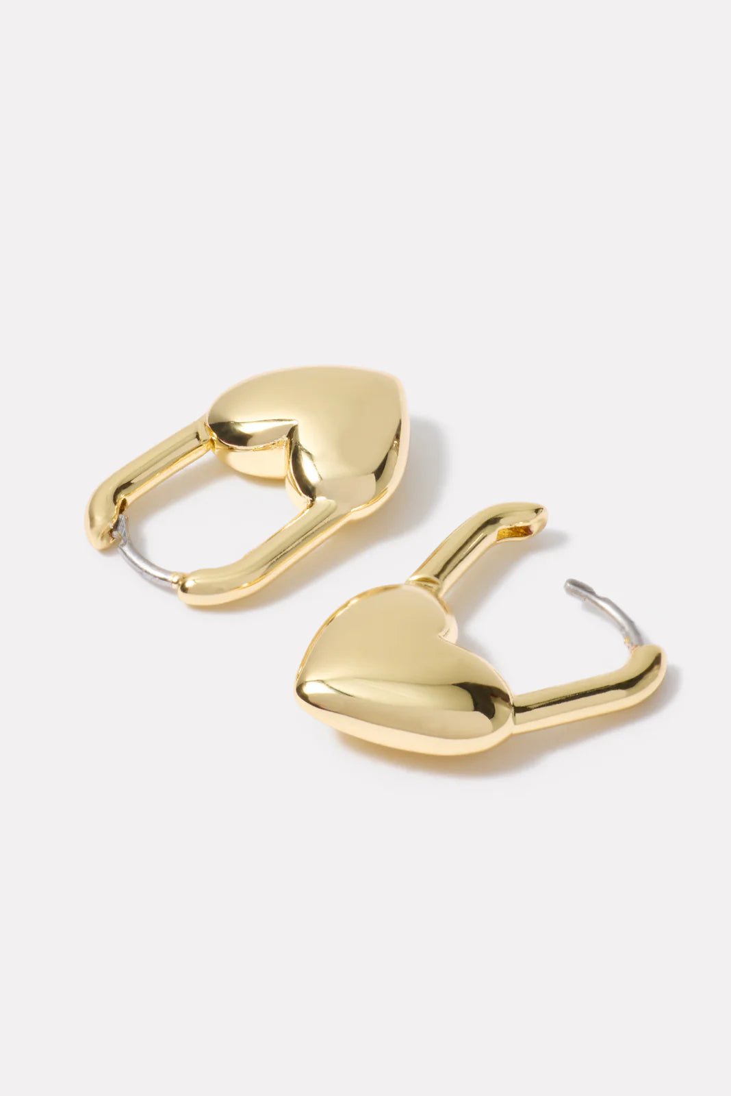 Heart Padlock Huggies