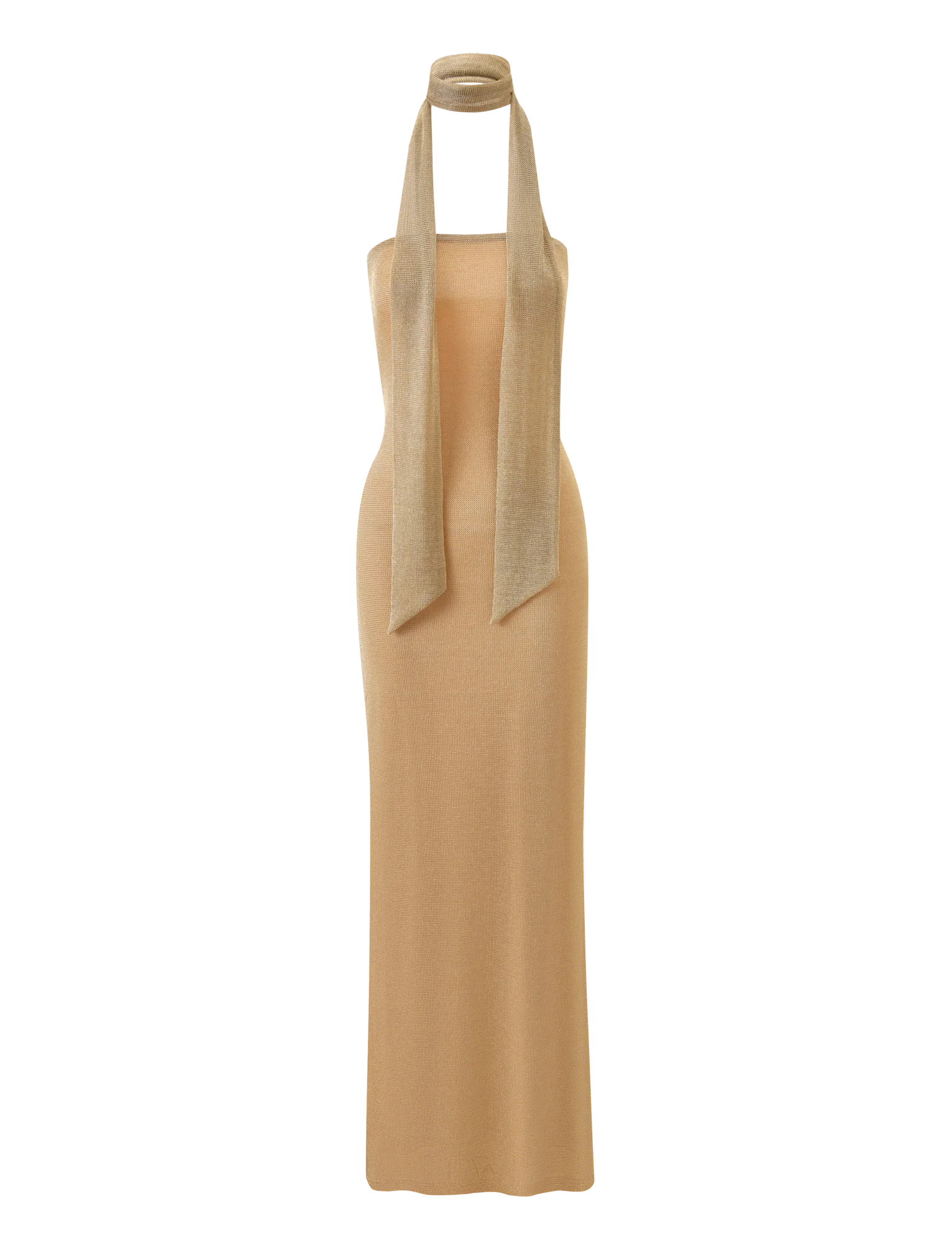 DANIELA SCARF DRESS 20 GOLD