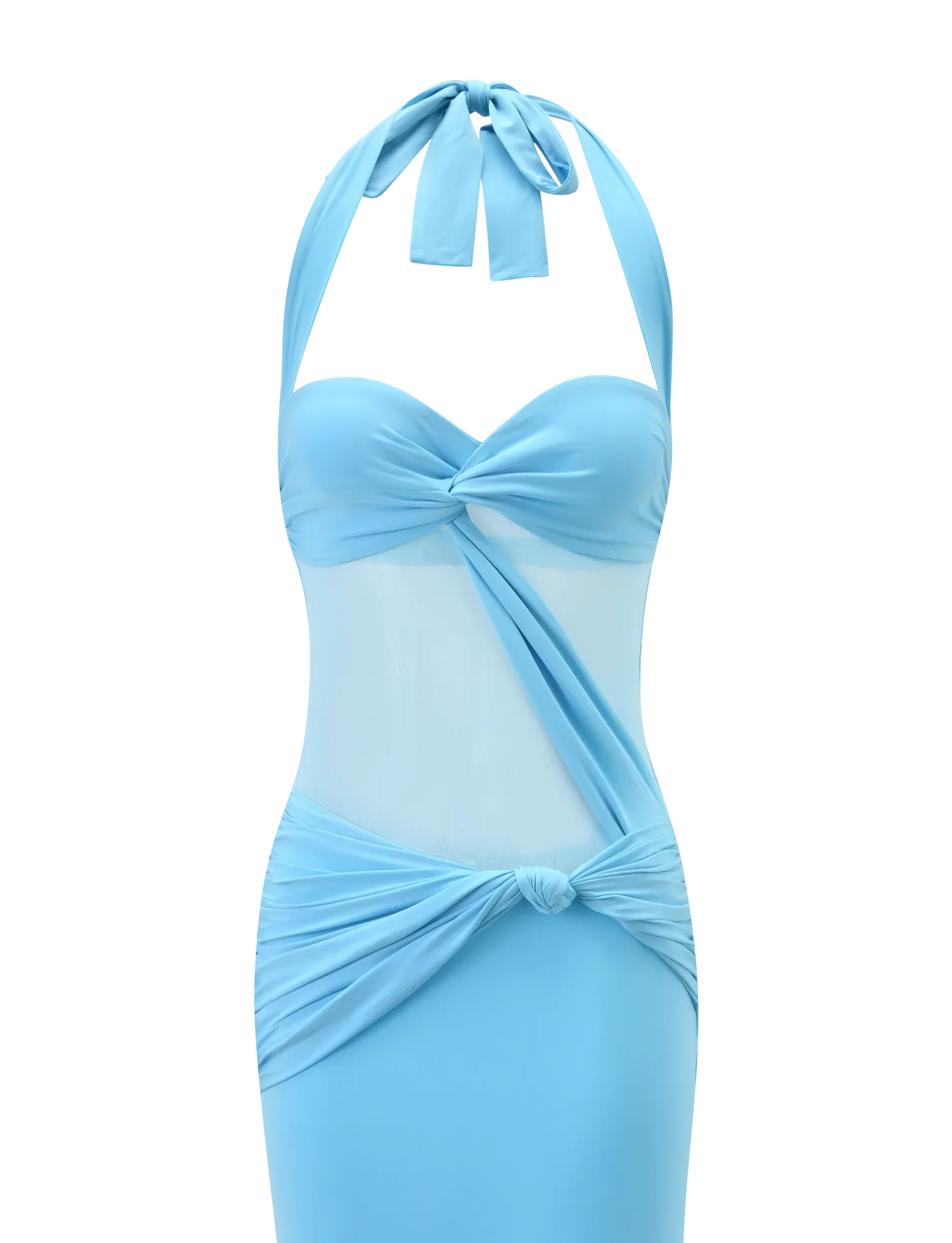 DAPHNIA DRESS AQUA