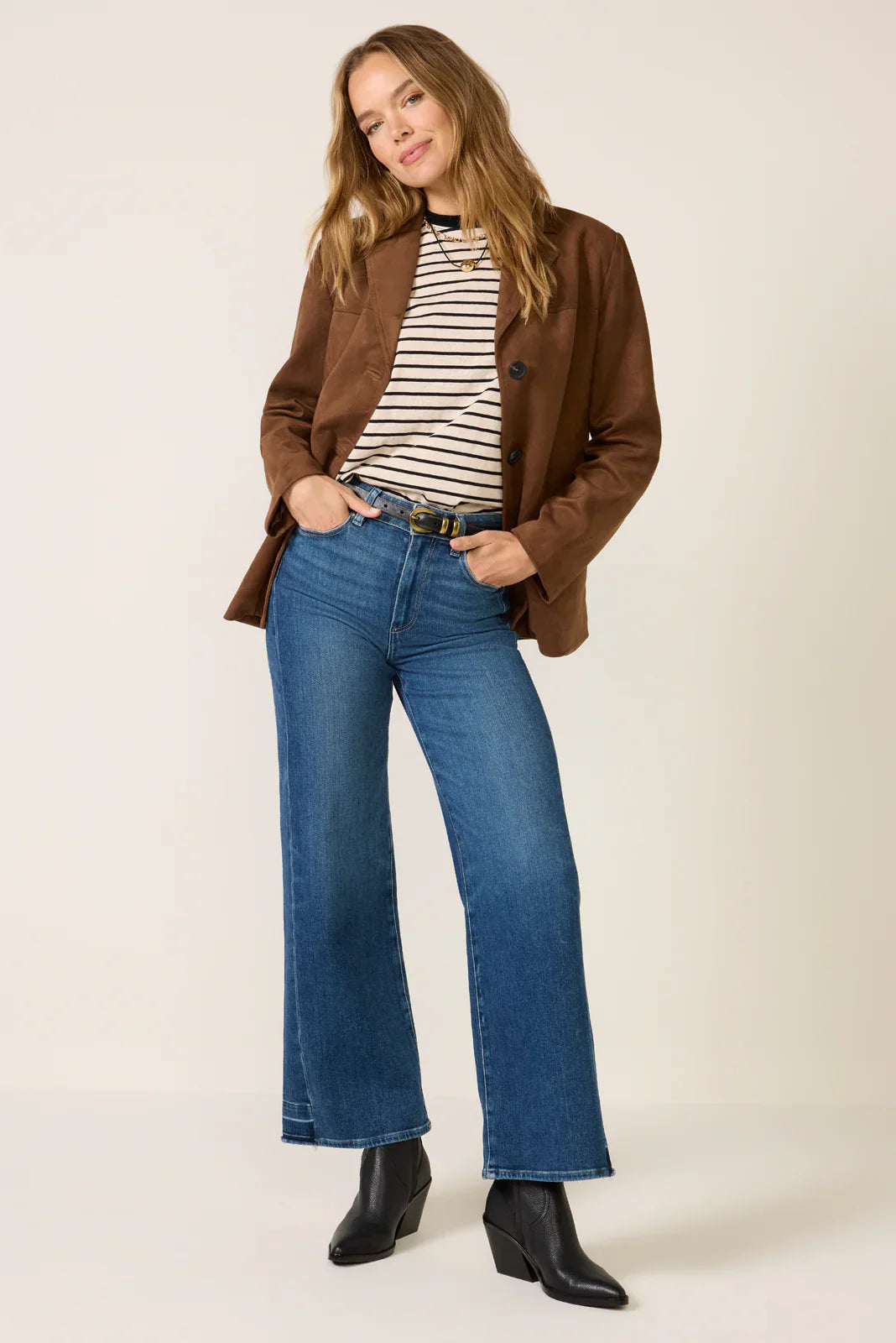 Salie Faux Suede Jacket