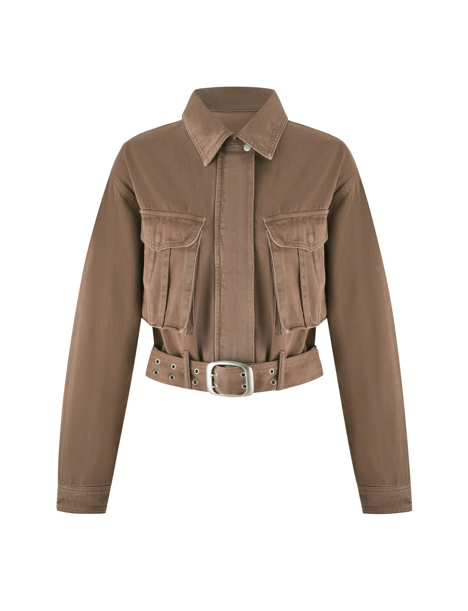 ZELIE JACKET NEUTRAL SANDBLAST WASHED TAN