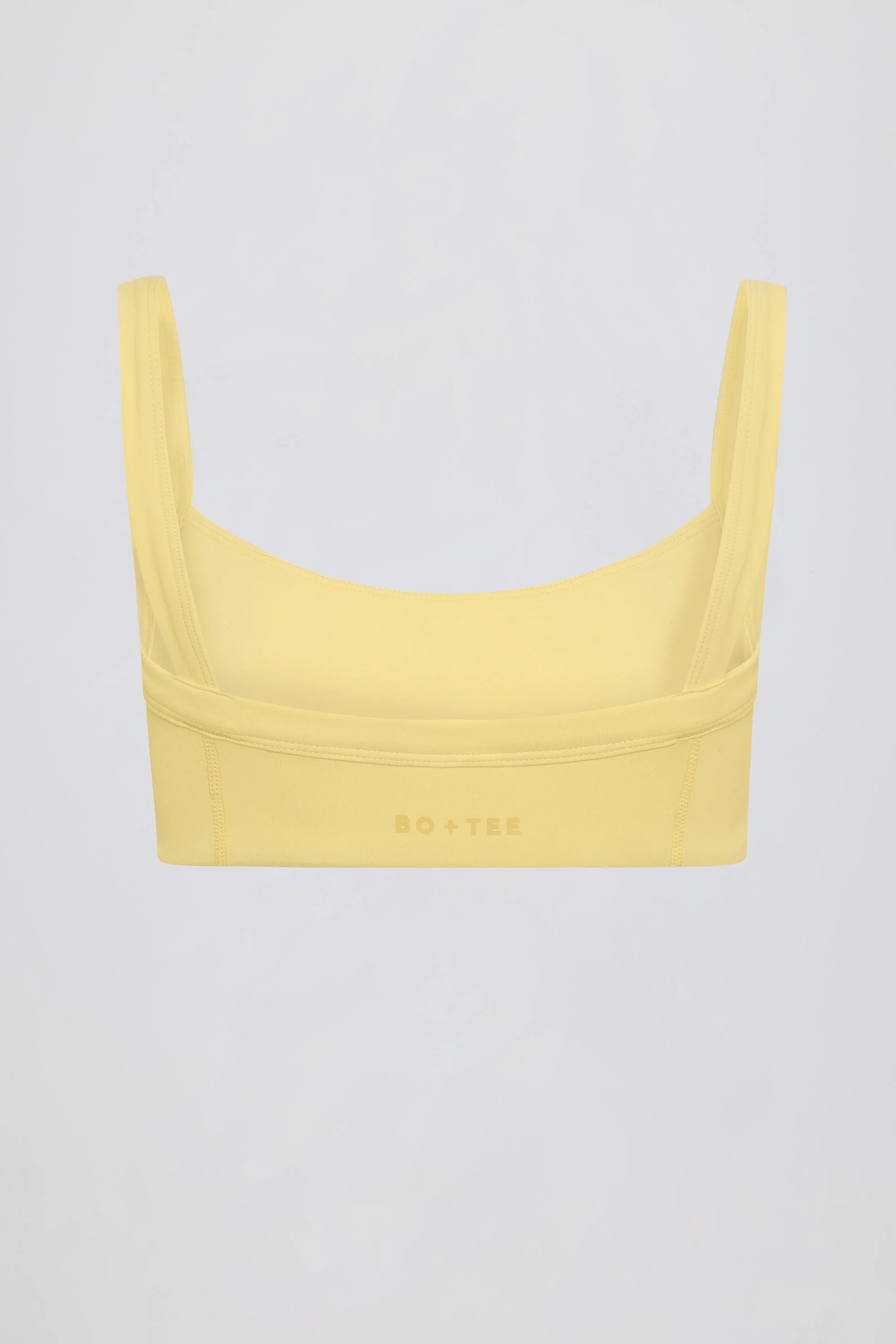Soft Active Seam Detail Sports Bra in Lemon