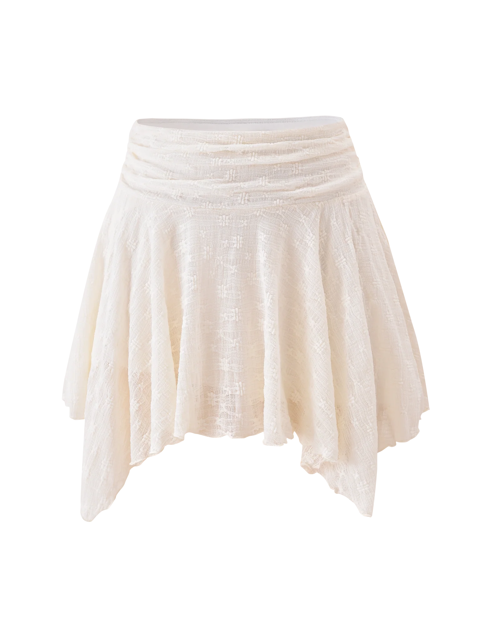 MYLAH MINI SKIRT IVORY