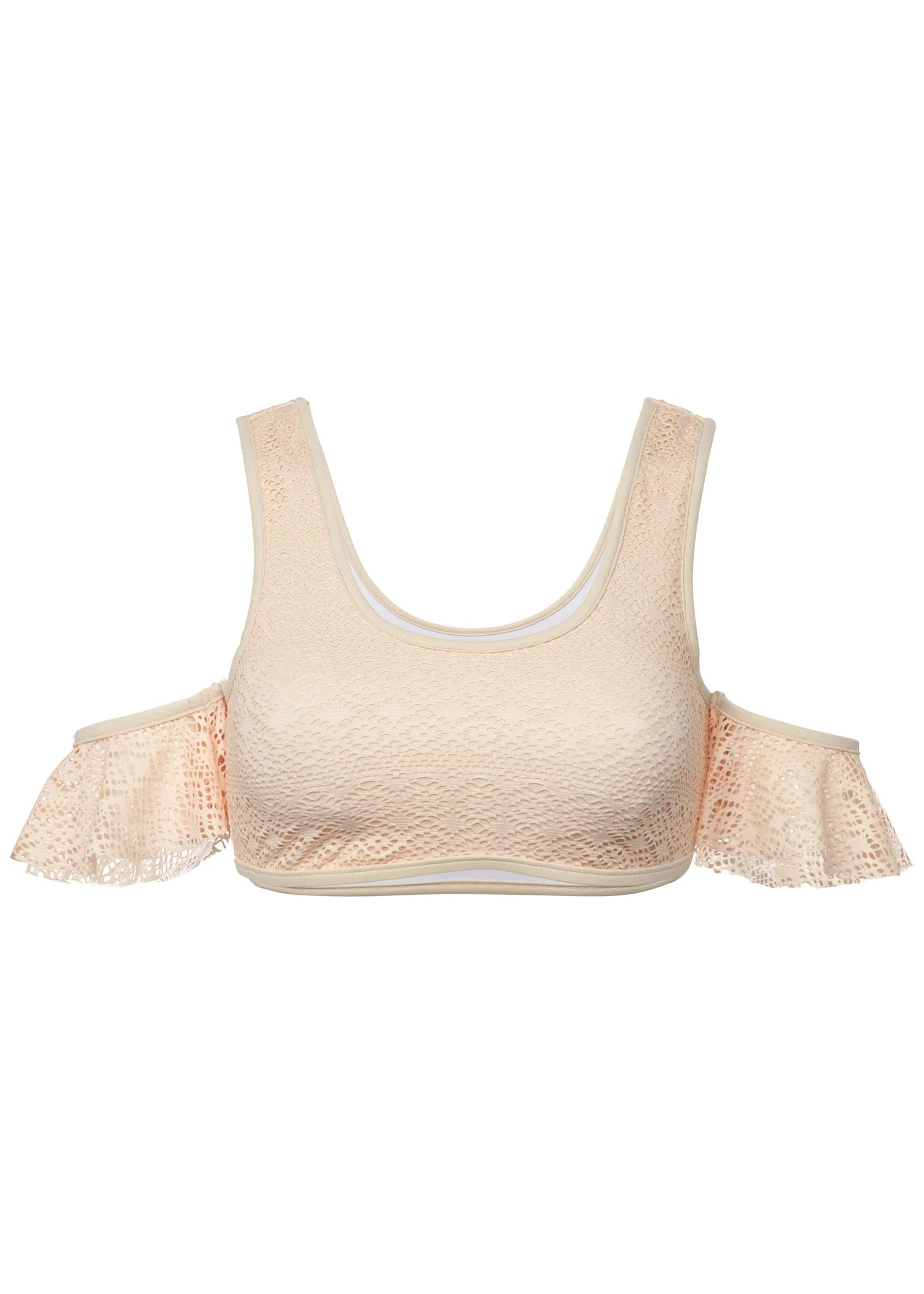 Crochet Cold Shoulder Top Brazilian Sand