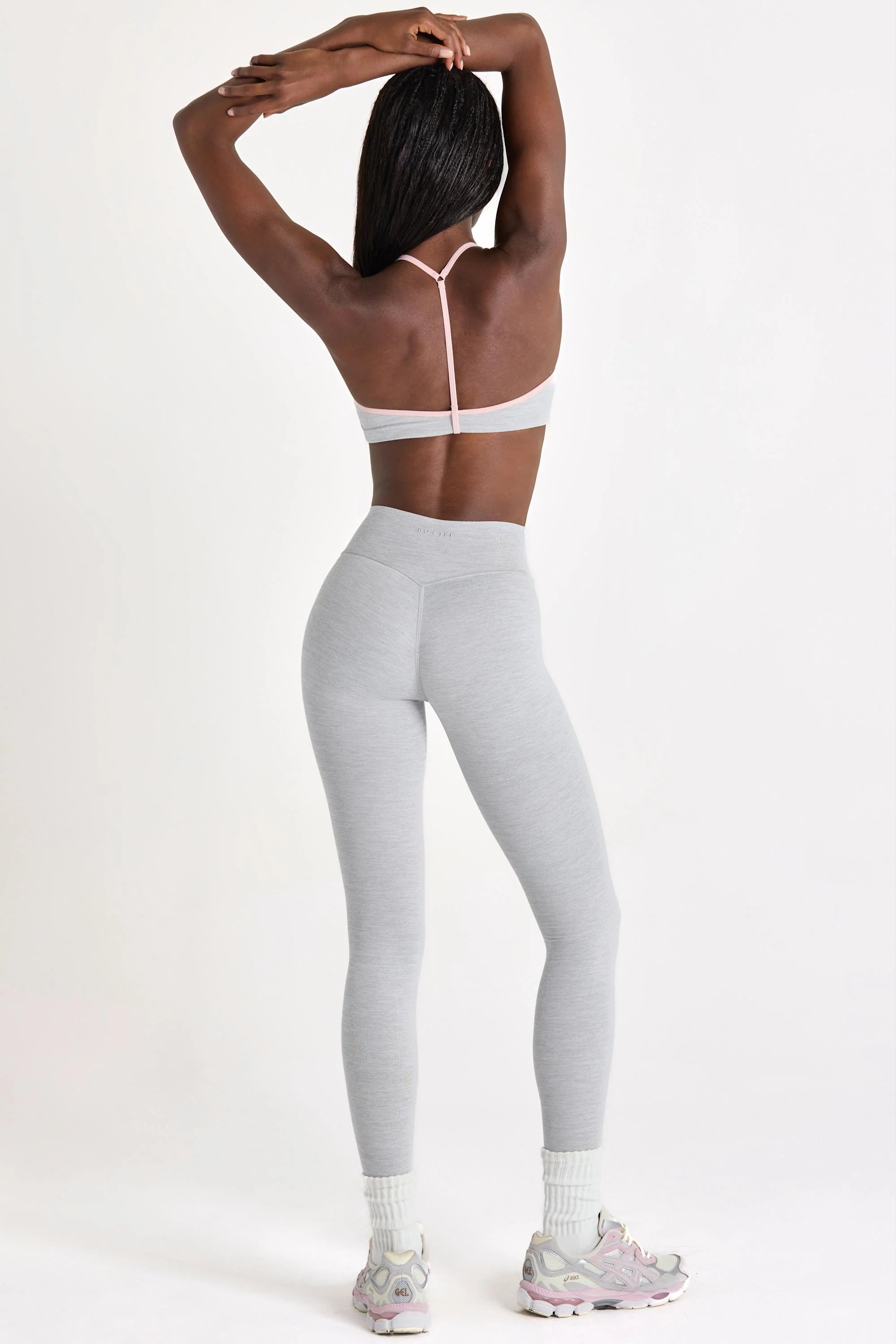 Soft Active Leggings in Grey Marl