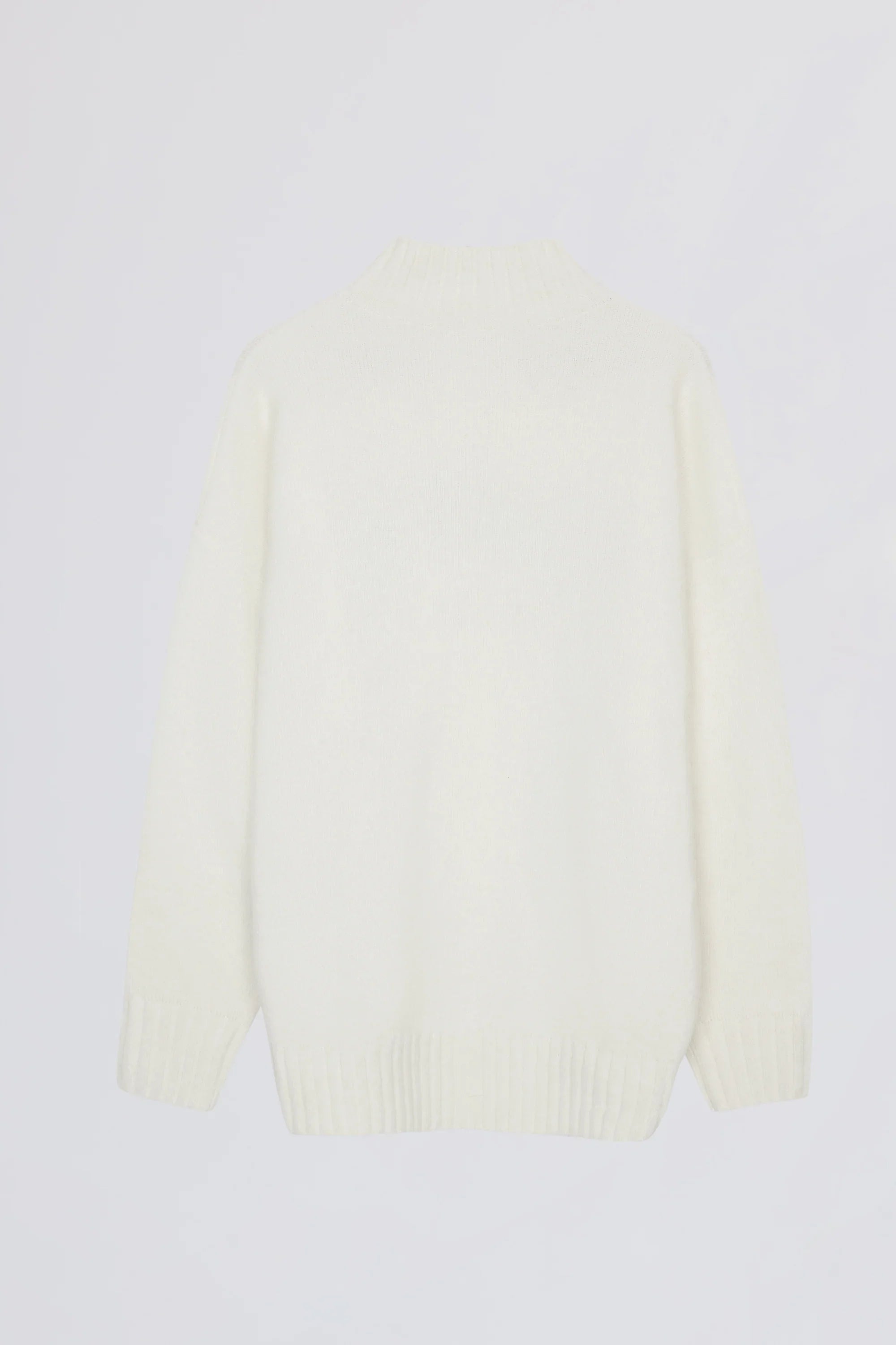 Soft Knit Oversized Jumper in Coconut