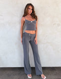 EMORY PANT GREY PINSTRIPE