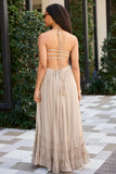 Soleil Taupe Maxi Dress