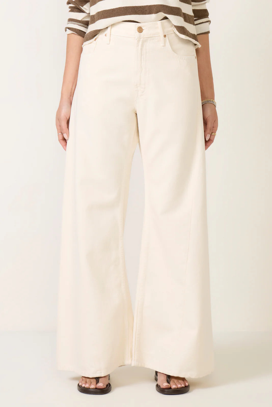 Petite Lil Lemon Twist Sneak Wide Leg Jean