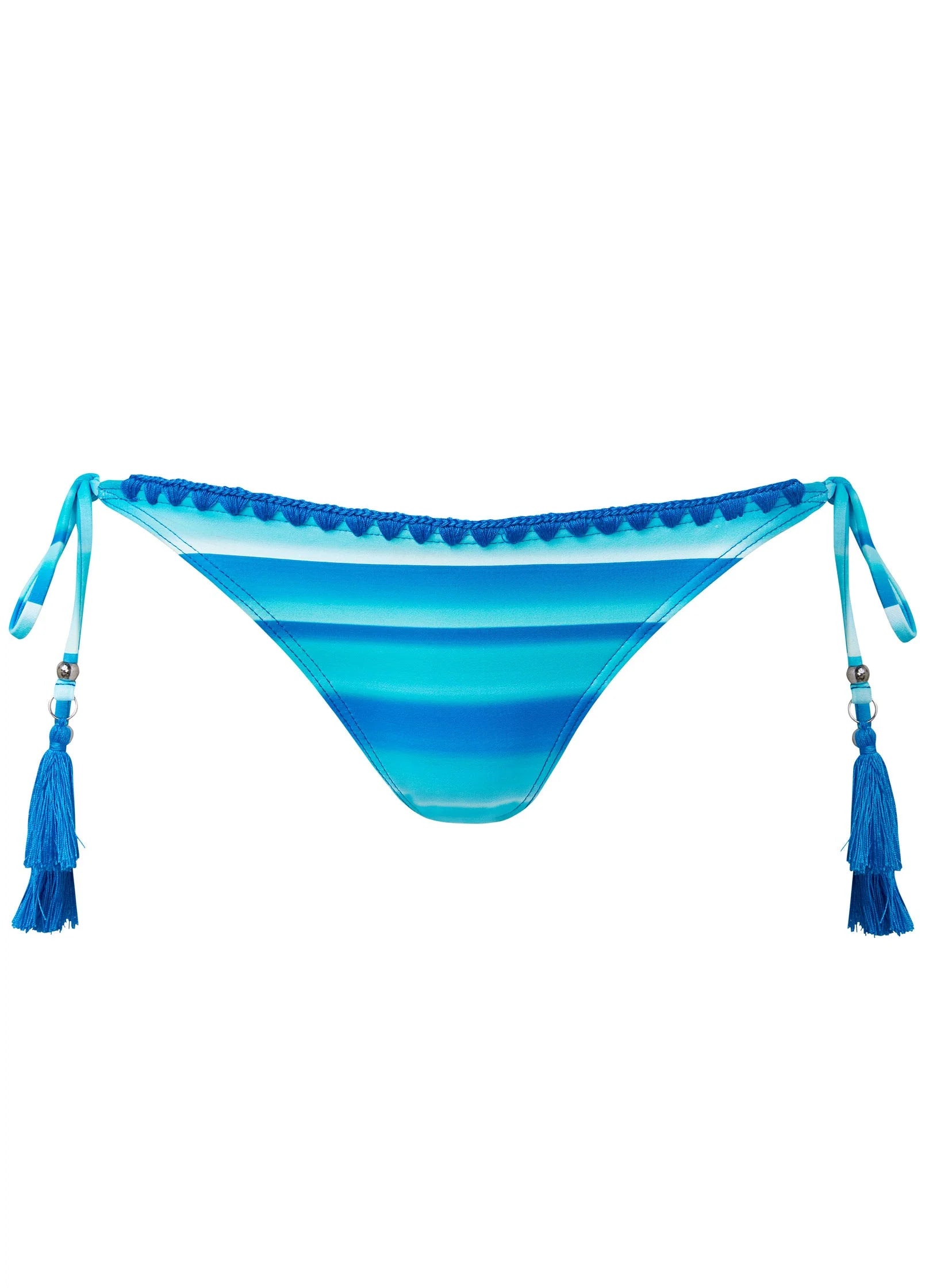 Tassel And Stitch Tie Side Bottom Seascape