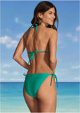 Crochet Bahamas Bikini Top Tropical Green