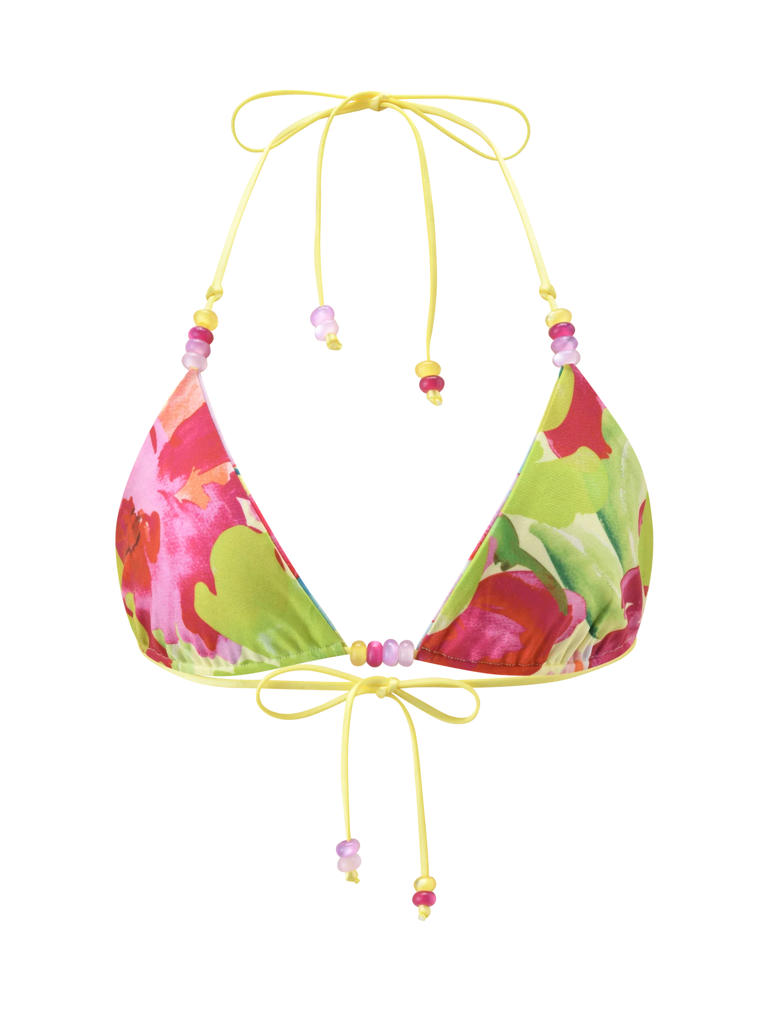 FINLEA REVERSIBLE BIKINI TOP GARDEN DAIQUIRI FLORAL