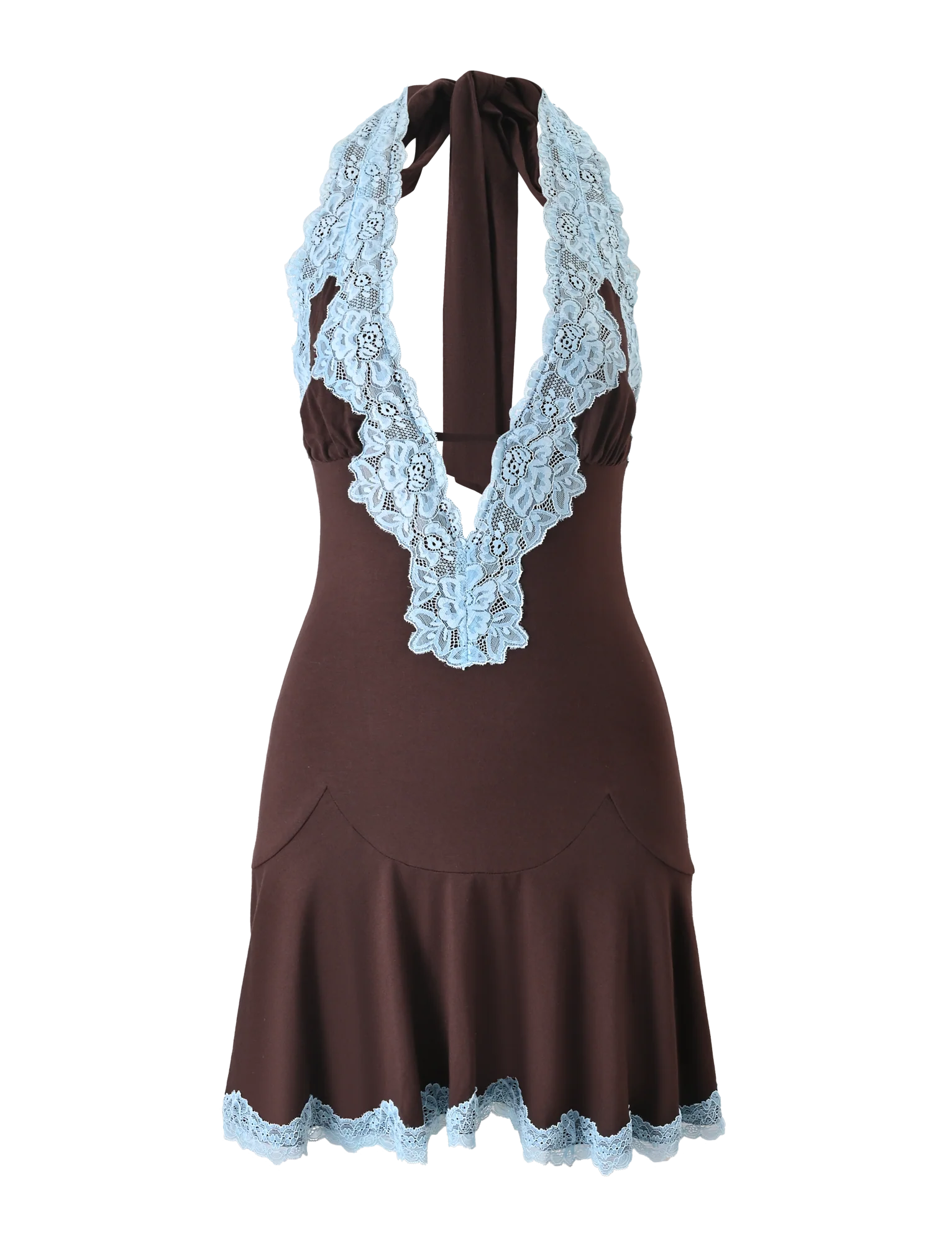 TALIYAH MINI DRESS CHOCOLATE