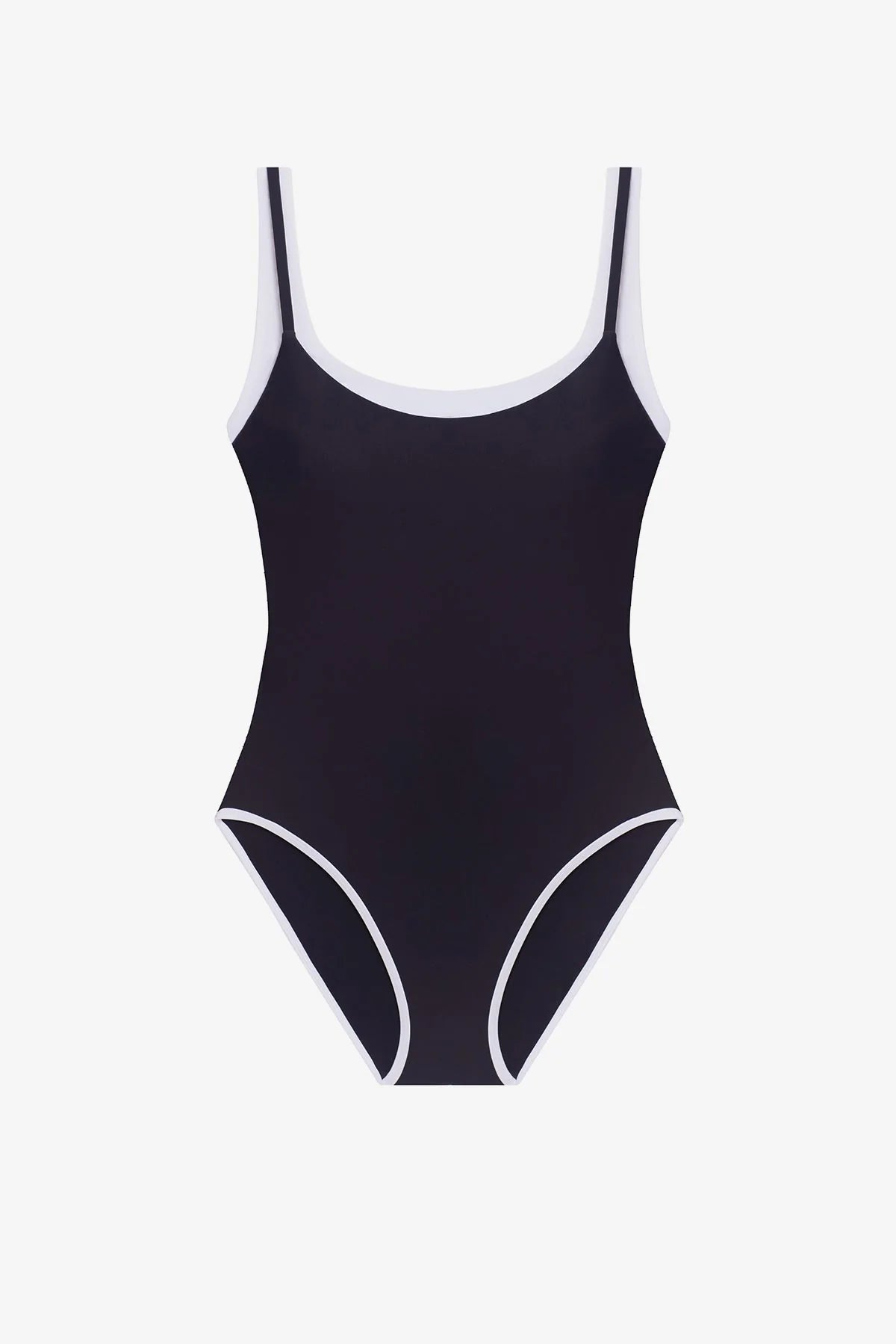 Drift One Piece Black White Layered Solids
