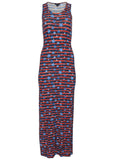 Tank Maxi Dress Dark Gettysburg Gouache