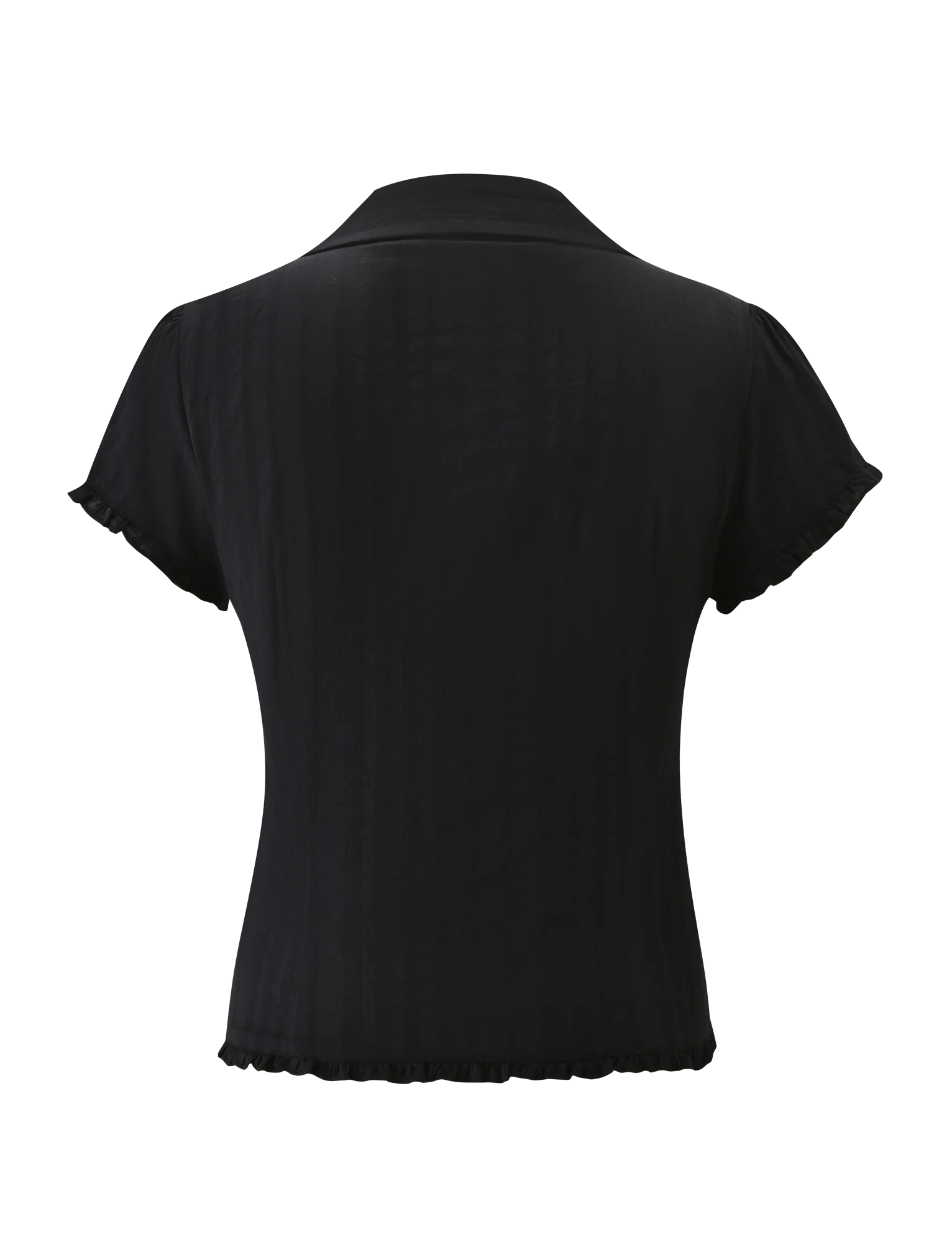 VALERIE SHORT SLEEVE SHIRT BLACK