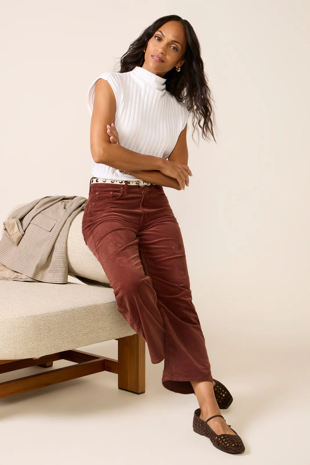 Nara Mock Neck Top