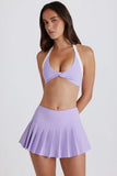 Soft Active Low Rise Pleated Tennis Skort in Lavender