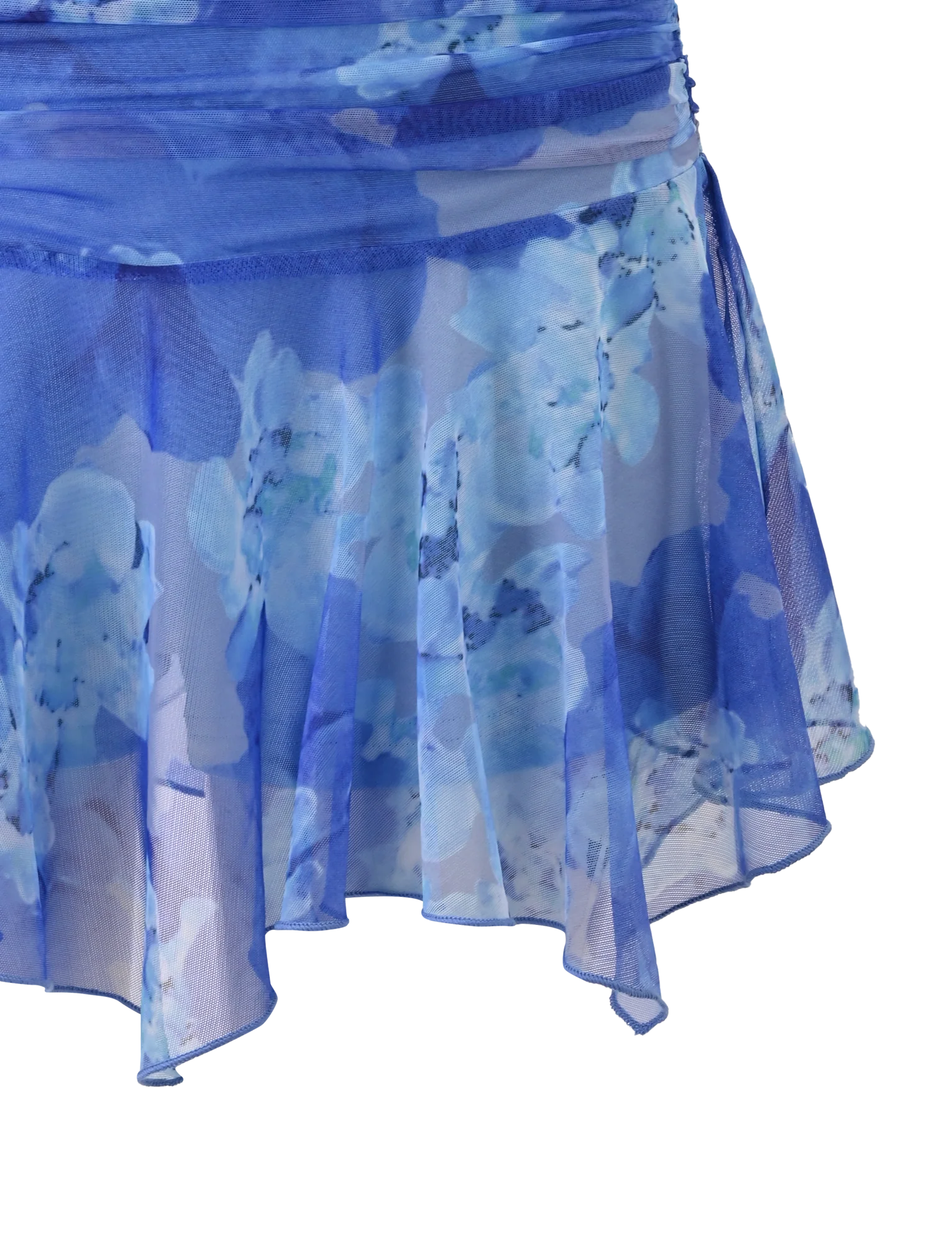 DEVYN MINI SKORT BLUE MACRO FLORAL
