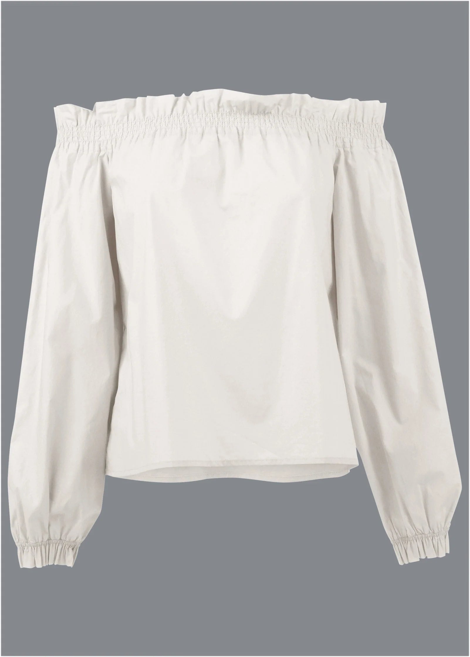 Off The Shoulder Top Cloud Dancer