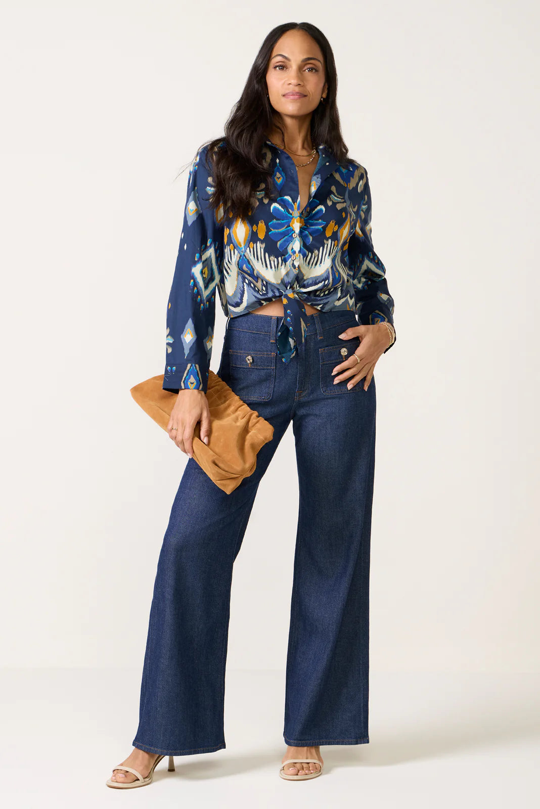 Kayla Tie Front Shirt