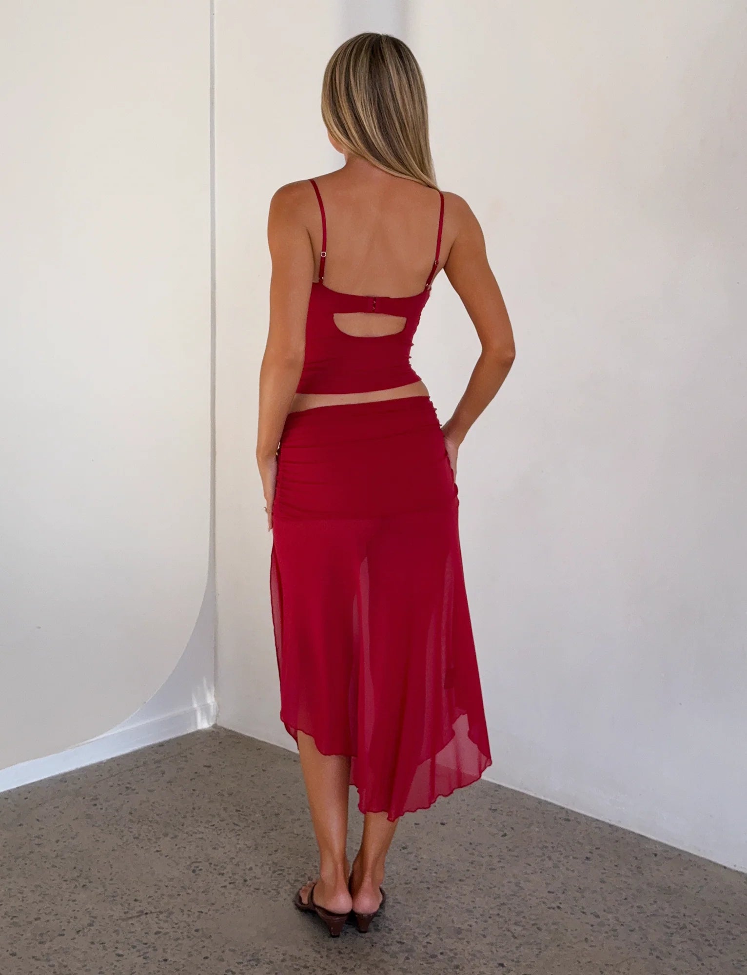 MARIANA SKIRT RED