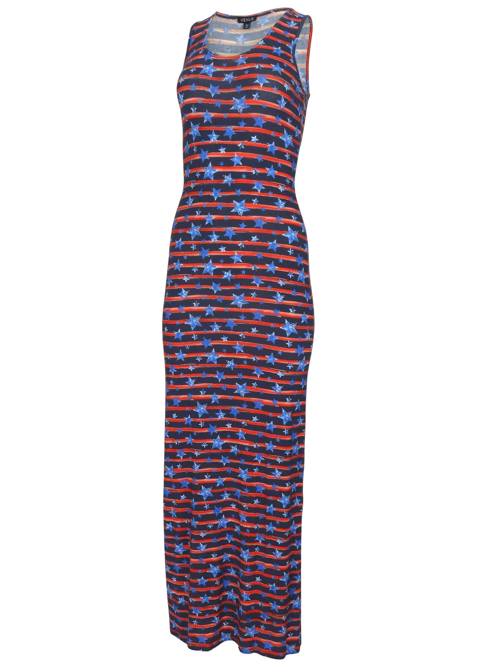 Tank Maxi Dress Dark Gettysburg Gouache