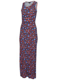 Tank Maxi Dress Dark Gettysburg Gouache