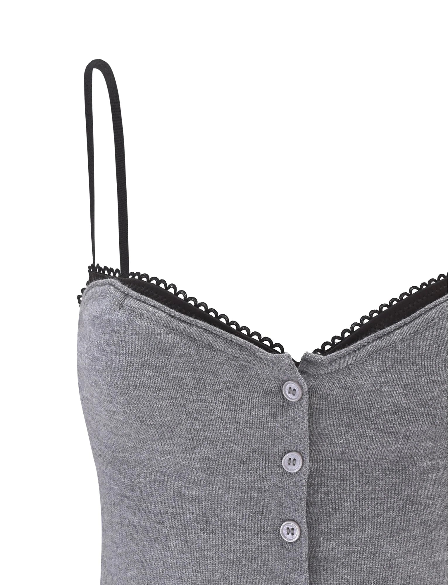 ROWENA TOP GREY