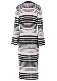 Stripe Duster White Multi