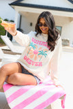 Summer Forever Cream Graphic Sweatshirt