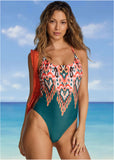 Bondi One Piece Swimsuit Ikat Chandelier