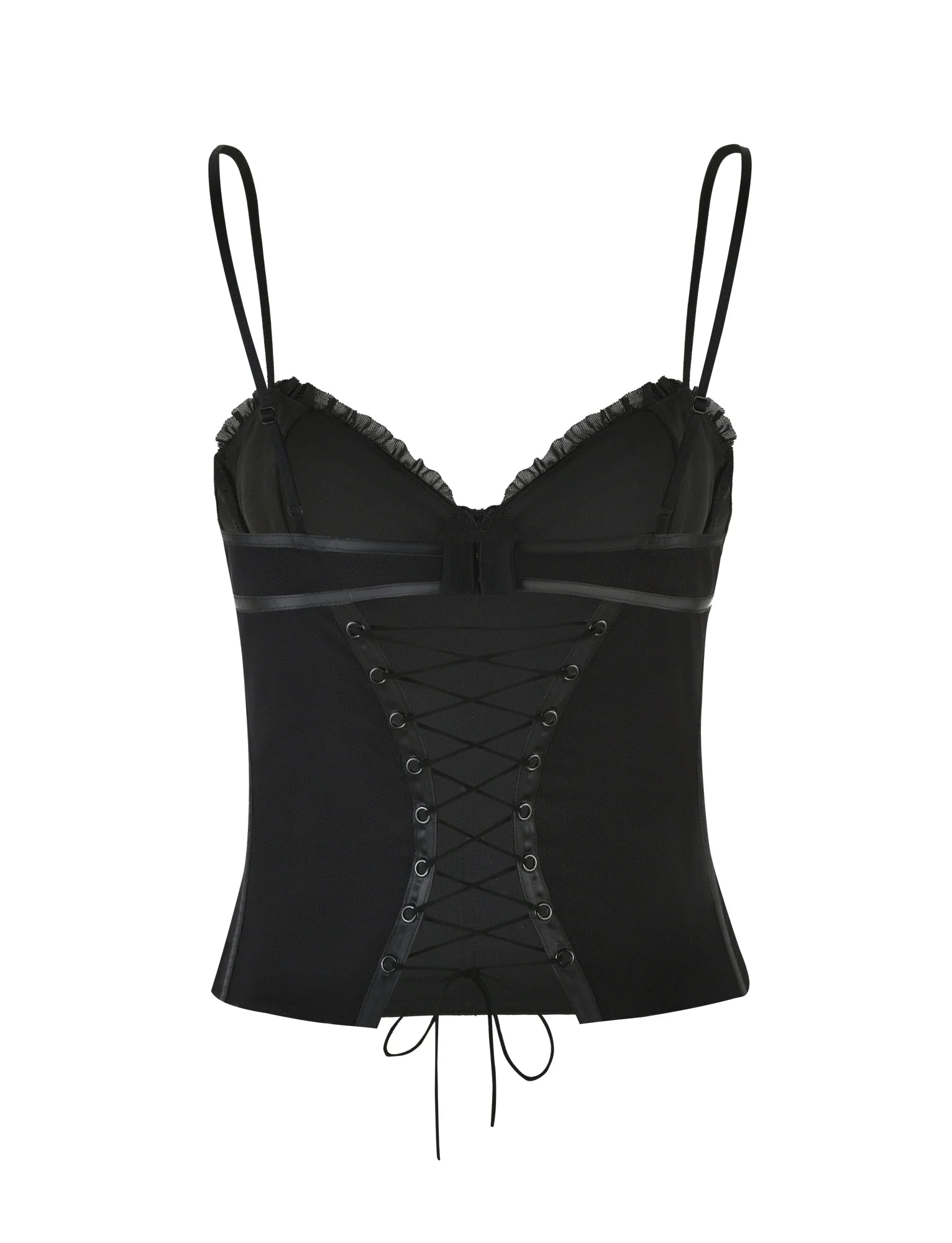 KAIRA CORSET TOP BLACK