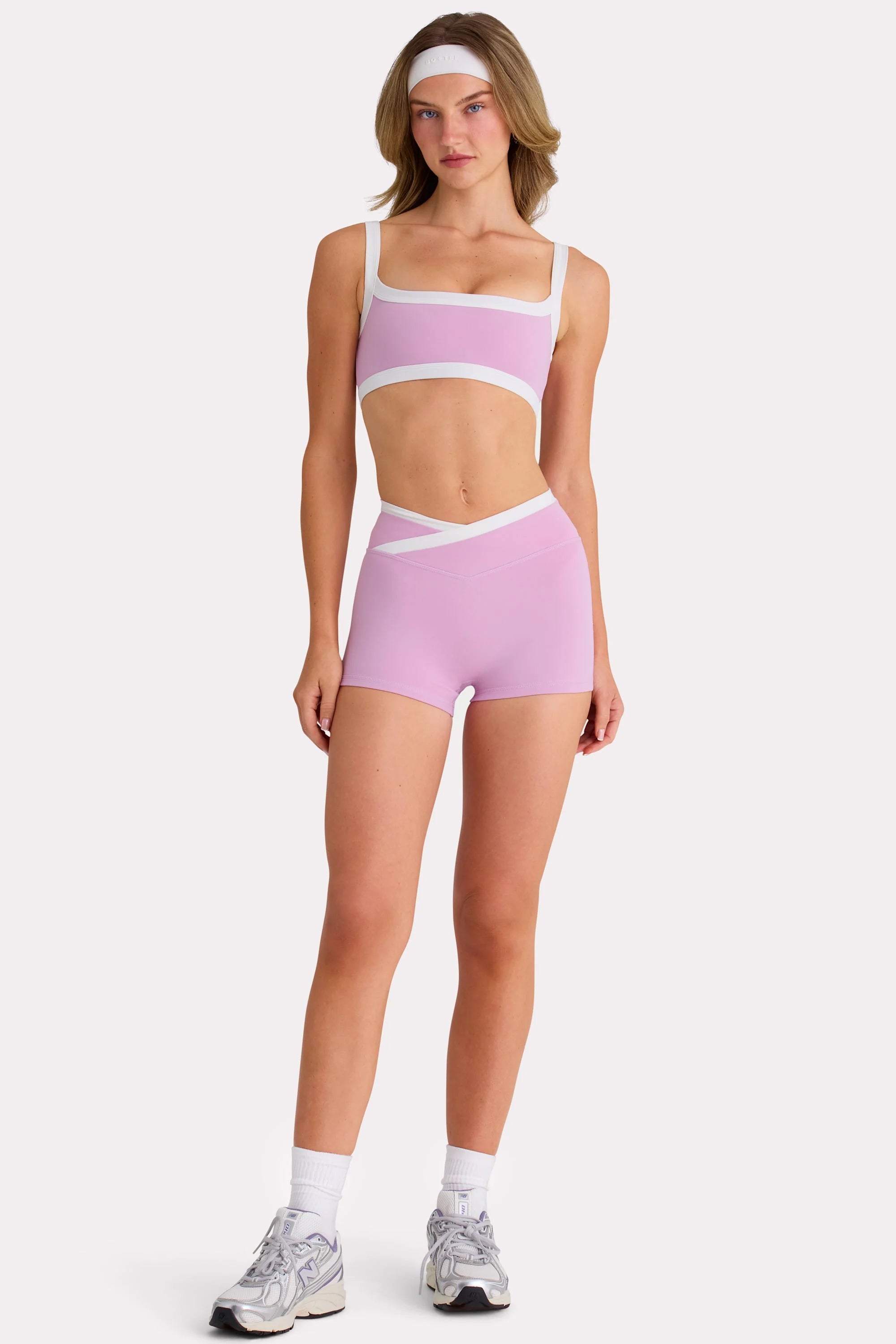 Soft Active Shorts in Sweet Pink