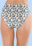 High Waist Moderate Bottom Dainty Bloom