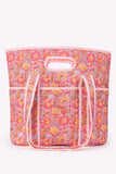 Avery Pink Floral Quilted Tote SALE