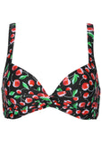 St Lucia Twist Bikini Top Very Cherry