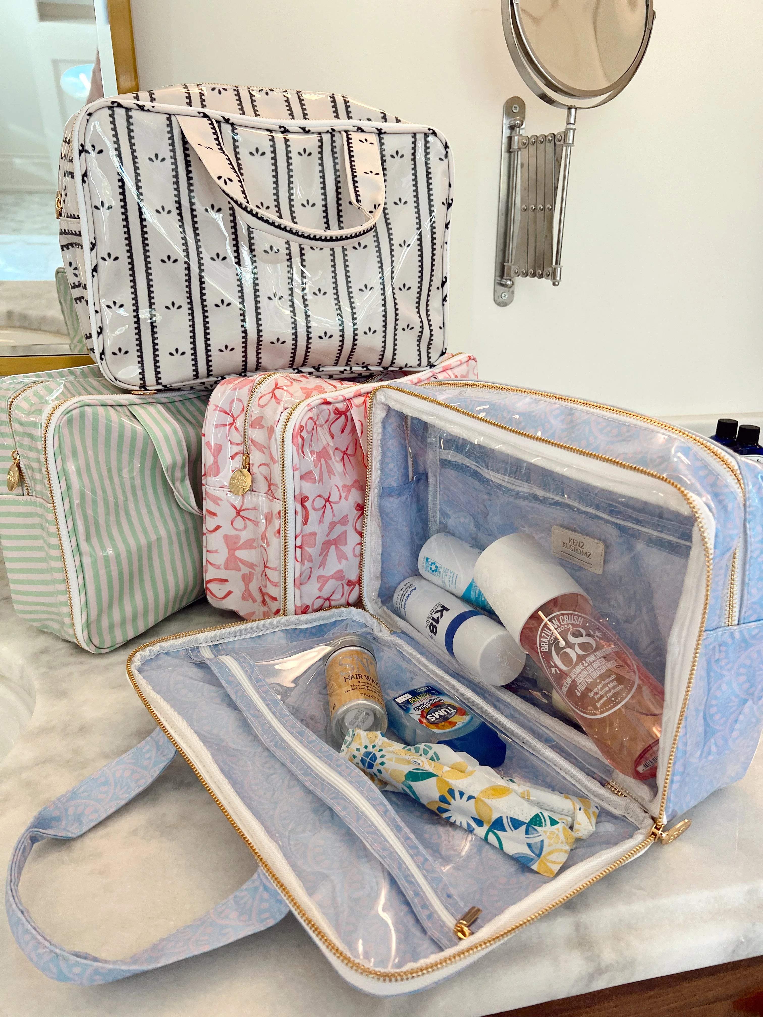 KenzKustomz Clear Coat Toiletry Case