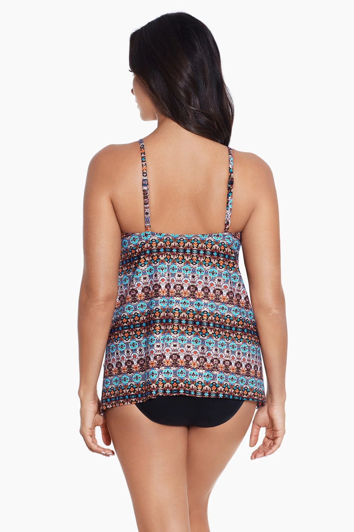 Peephole Tankini Top Nefertiti