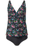 Tankini Top Set Midnight Bloom
