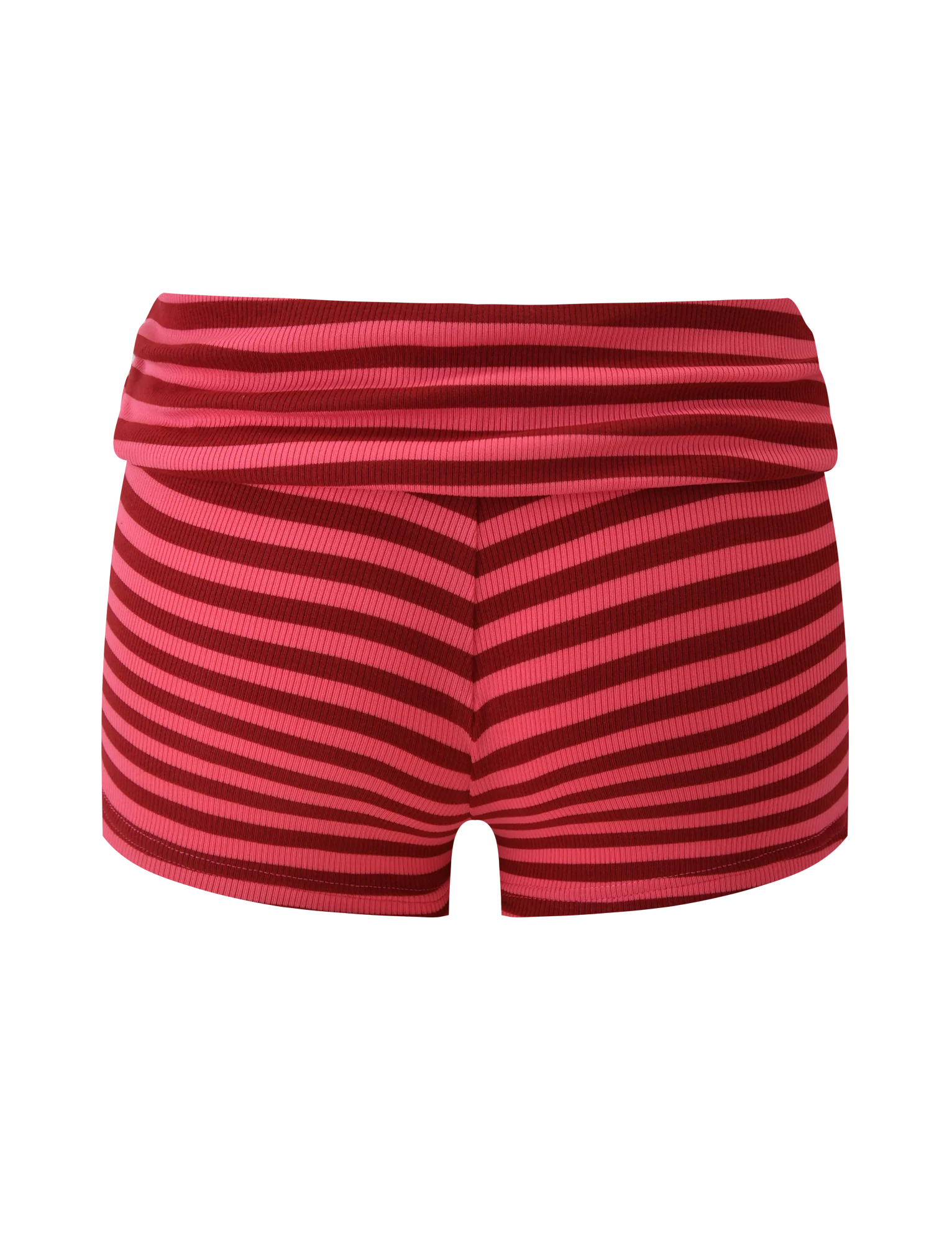 CERYS RIB SHORT PINK RED STRIPE
