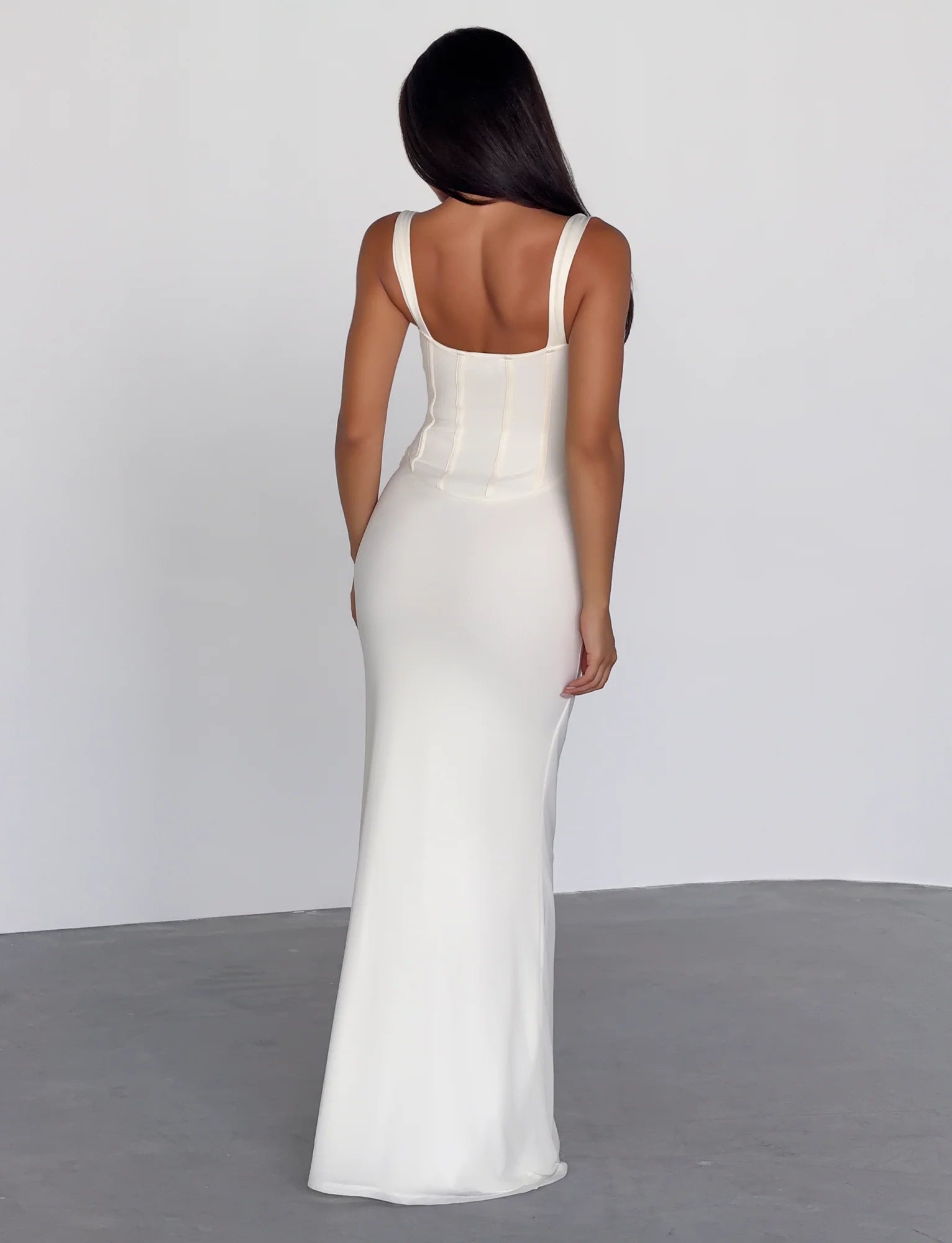 GINNY MAXI DRESS OFF WHITE