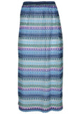 Crochet Maxi Skirt Starlight Blue Multi