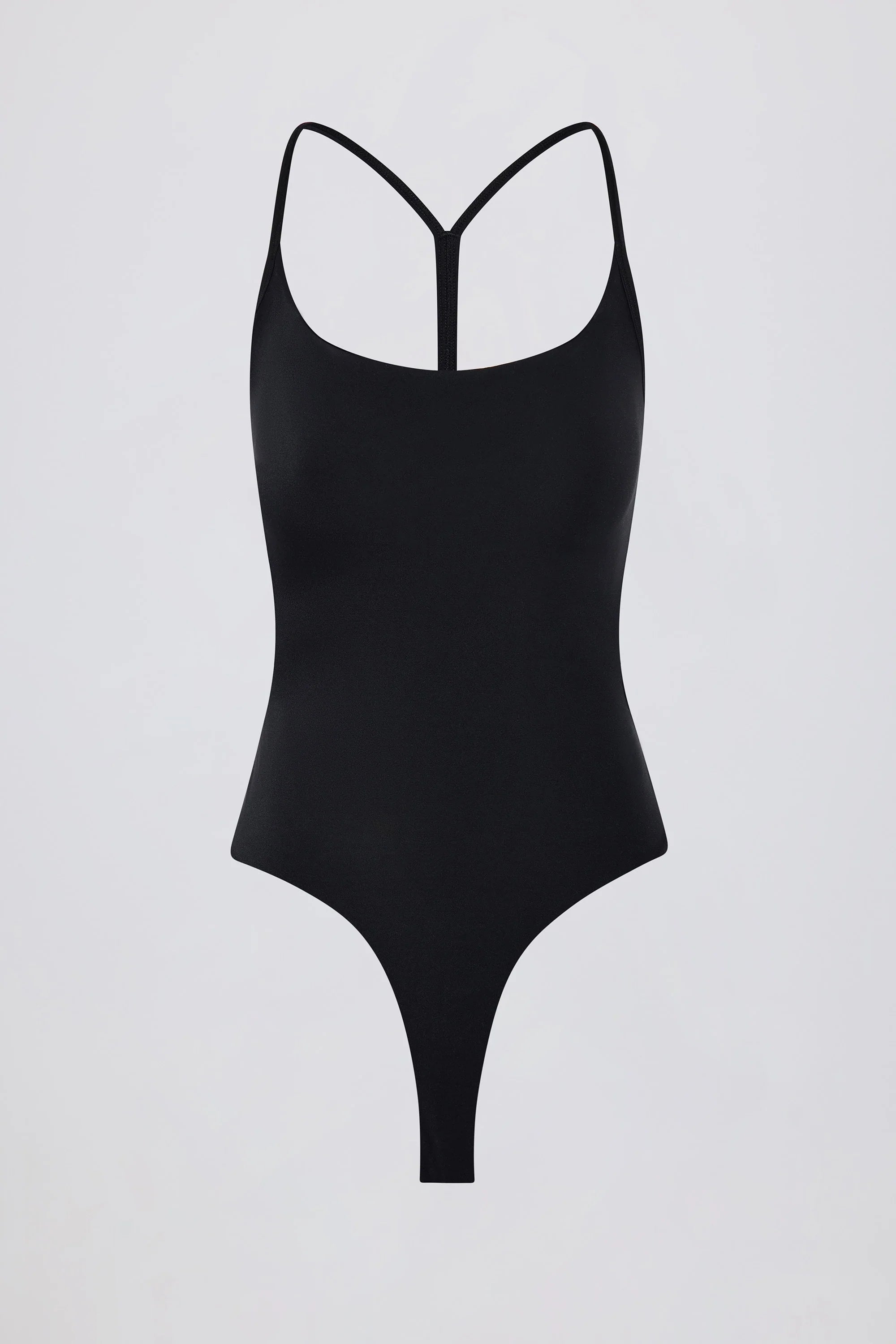 Cut Out Bodysuit in Black